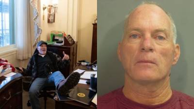 Nancy Pelosi - Man pictured in Pelosi’s chair during Capitol riot asks judge to travel to car swap meet - fox29.com - city New York - state Arkansas - county Rock - city Little Rock, state Arkansas