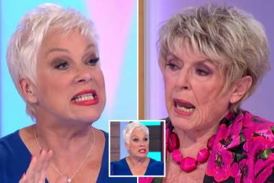 Denise Welch - Loose Women’s Denise Welch shouts at Gloria Hunniford as furious star rages about Covid rules - thesun.co.uk - India - Scotland - city London