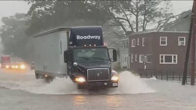 Torrential rain prompts flash flooding, stranding people across Bucks County - fox29.com - Philadelphia - county Bucks - Jersey