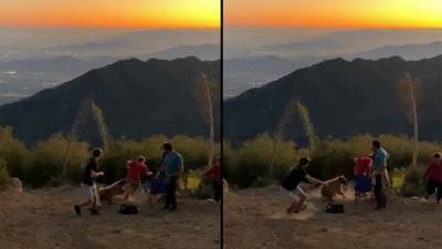 VIDEO: Bear attacks group of men on the 4th of July on Mount Wilson - fox29.com - state California - county Wilson - county Los Angeles