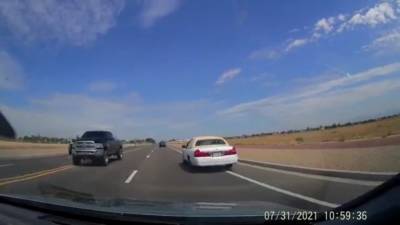 Video shows moments leading up to a near wrong-way driver crash in Arizona - fox29.com - state Arizona - county Valley