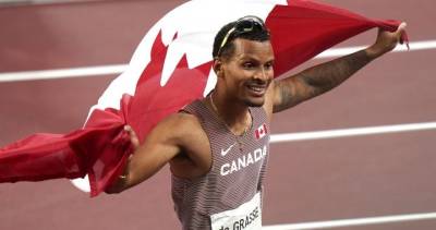 Andre De Grasse captures Olympic bronze for Canada in men’s 100m dash - globalnews.ca - Usa - Italy - city Tokyo - Canada