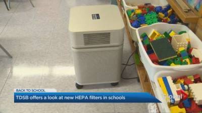 COVID-19: TDSB offers a look at new HEPA filters - globalnews.ca - Canada