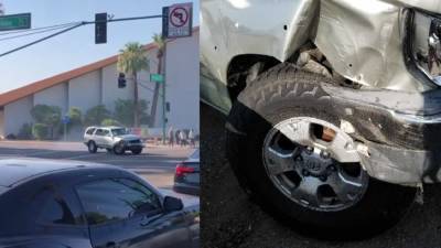 Woman loses control of her car in Phoenix crash, sending it in circles - fox29.com - city Phoenix
