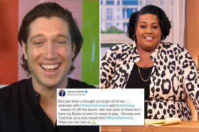 Alison Hammond - Ruth Langsford - Vernon Kay - Alison Hammond also forced to pull out of This Morning after Vernon Kay ruled out with Covid - thesun.co.uk