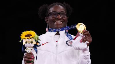 Olympics: Tamyra Mensah-Stock 1st Black US woman to win gold in freestyle wrestling - fox29.com - Japan - Usa - Nigeria