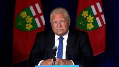 Doug Ford - Ontario doing “everything” it can to protect schools from COVID-19: Premier Ford - globalnews.ca - county Ontario - county Ford