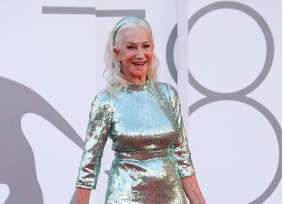 Helen Mirren added the ultimate COVID accessory to her Venice red carpet look - evoke.ie