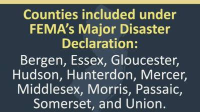 Phil Murphy - New Jersey death toll from Ida now 30 - fox29.com - county Bergen - state New Jersey - county Middlesex - county Union - county Gloucester - county Hudson - county Essex - county Passaic - county Mercer - county Morris - county Somerset