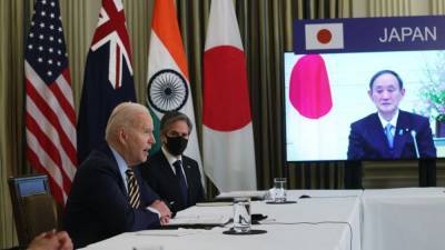 Joe Biden - Scott Morrison - Narendra Modi - Yoshihide Suga - Jen Psaki - Biden to talk COVID-19, climate change in first Quad Leaders Summit Sept. 24 - fox29.com - Japan - India - Australia - Washington