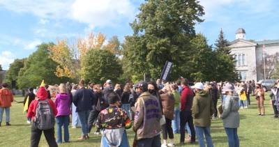 Hundreds of Kingstonians participate in global climate strike - globalnews.ca - city Kingston - city Vancouver - city Victoria
