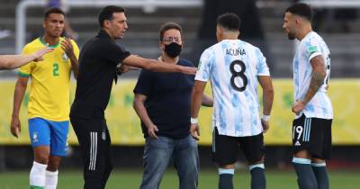 Brazil vs Argentina latest as governing bodies blast police and health officials after pitch stormed - dailyrecord.co.uk - Britain - Argentina - Brazil