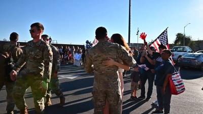 US airmen welcomed home after helping with Afghanistan evacuations - fox29.com - Usa - city Las Vegas - state Nevada - Afghanistan