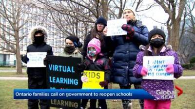 Brittany Rosen - COVID-19: Ontario families call on government to reopen schools - globalnews.ca