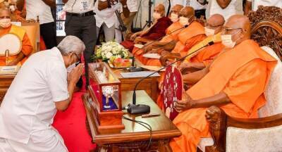 Gotabaya Rajapaksa - President awarded ‘Sri Lankadheeshwara Padma Vibhushana’ - newsfirst.lk - Sri Lanka - city Sangha