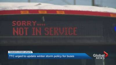 Transit union calls for extreme weather policy following Toronto storm - globalnews.ca