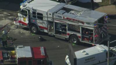 Crews respond to serious crash involving fire truck in Camden County - fox29.com - state New Jersey - county Camden