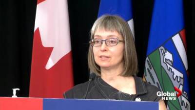 Deena Hinshaw - Hinshaw urges caution around babies as COVID-19 hospitalizations among children rise in Alberta - globalnews.ca