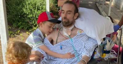 Dad-of-two has to learn to walk and talk again a year on from Covid hospital admission - manchestereveningnews.co.uk - city Manchester