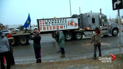 Jackie Wilson - Freedom Convoy continues protest across the Prairies - globalnews.ca - city Ottawa