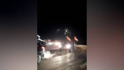 Trucker convoy: Fireworks, cheers see off convoy headed to Ottawa from New Brunswick - globalnews.ca - city New Brunswick - county Brunswick - Ottawa