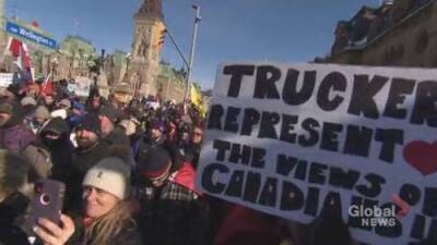 Trucker convoy: Ottawa protests continue for 2nd day - globalnews.ca - city Ottawa