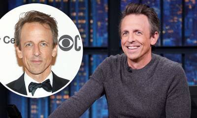 Seth Meyers - Seth Meyers tests positive for breakthrough case of COVID-19 and cancels show for the week - dailymail.co.uk