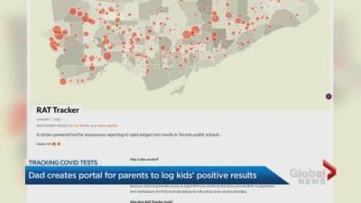 Toronto dad creates portal for parents to log kids’ positive COVID results - globalnews.ca