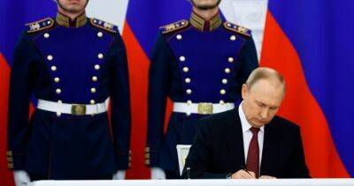 Vladimir Putin - Canada slaps new sanctions on Russia after Putin annexes Ukrainian regions - globalnews.ca - Canada - Russia - city Moscow - Ukraine - city Donetsk - city Kherson