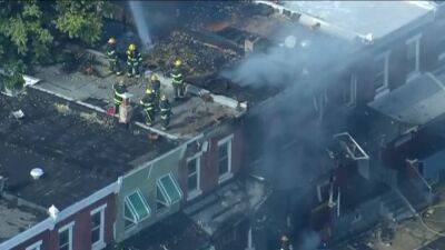 Over a dozen people displaced after fire roars through multiple West Philadelphia homes - fox29.com