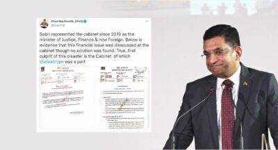 Basil Rajapaksa - Ali Sabry - Charitha Herath - Charitha hits back: First culprit of Economic Crisis was Cabinet including Minister Sabry - newsfirst.lk
