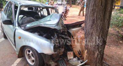 Three dead in deadly car crash in Anuradhapura - newsfirst.lk - Sri Lanka