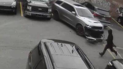 Police: Suspect who shot into car in Chinatown parking lot after crash sought by authorities - fox29.com - city Chinatown - city Durango, county Dodge - county Dodge