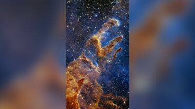 James Webb telescope captures stunning photo revealing ‘kaleidoscope of color’ in Pillars of Creation - fox29.com
