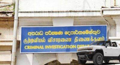 CID probing seized Hummer going back to owner - newsfirst.lk - Sri Lanka