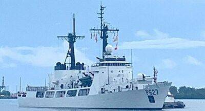 Navy’s latest OPV from US calls port in Guam on its way to Sri Lanka - newsfirst.lk - Philippines - Singapore - Usa - Sri Lanka - county Pacific - city Manila - Guam - city Seattle, Usa