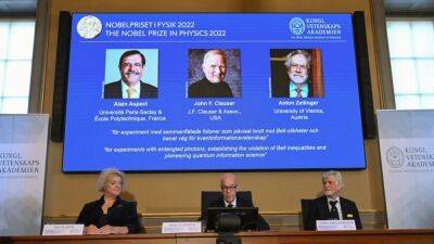 Klaus Hasselmann - Giorgio Parisi - Nobel Prize in physics awarded to 3 scientists for work on quantum information - fox29.com - France - Sweden - city Stockholm