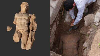 Archeologists unearth 2,000-year-old Hercules statue in Greece - fox29.com - Britain - Greece