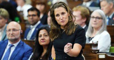 Chrystia Freeland - MPs unanimously vote to temporarily double GST rebate to help Canadians with lower income - globalnews.ca