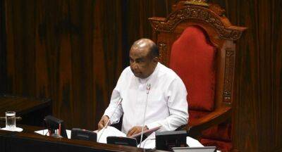 Ranil Wickremesinghe - Yapa Abeywardena - Speaker blames opposition for delays SOCs - newsfirst.lk - Sri Lanka
