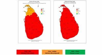 Depression over Southwest Bay of Bengal enters Sri Lanka; heavy showers expected - newsfirst.lk - Sri Lanka