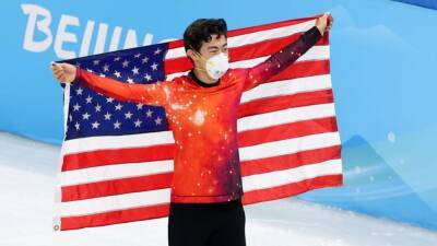 Elton John - Nathan Chen - Nathan Chen wins Olympic gold in men's figure skating, 1st American since 2010 - fox29.com - China - Usa - state California - state Utah - city Beijing, China
