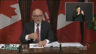 Kieran Moore - COVID-19: Ontario’s top doctor says province will be advised as soon as next week on plan to lift measures - globalnews.ca