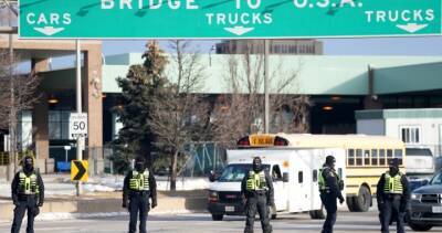 Live blog: Ottawa convoy protest enters 16th day, as police clear Ambassador Bridge - globalnews.ca - Canada - city Ottawa - county Windsor