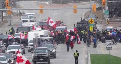 Police arrest some Ambassador Bridge protesters as blockade begins to clear - globalnews.ca - Canada - city Ottawa