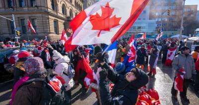 Justin Trudeau - Bill Blair - Chrystia Freeland - Marco Mendicino - Judge grants injunction against noise, idling, fireworks in Ottawa as protests continue - globalnews.ca - Canada - city Ottawa