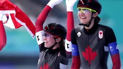 Beijing Olympics: Canada takes home 1st ever gold in team pursuit speed skating, 11th bronze in snowboard - globalnews.ca - city Beijing - Canada