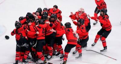 Olympics - Canada wins gold in women’s hockey at Beijing Olympics with 3-2 win over U.S. - globalnews.ca - city Beijing - Usa - Switzerland - Canada - Finland