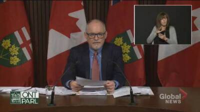 Kieran Moore - COVID-19: Ontario booster eligibility expanded to youth aged 12-17 - globalnews.ca