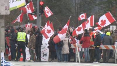 Kamil Karamali - Access to Surrey border crossing closed amid new convoy protest - globalnews.ca - Canada